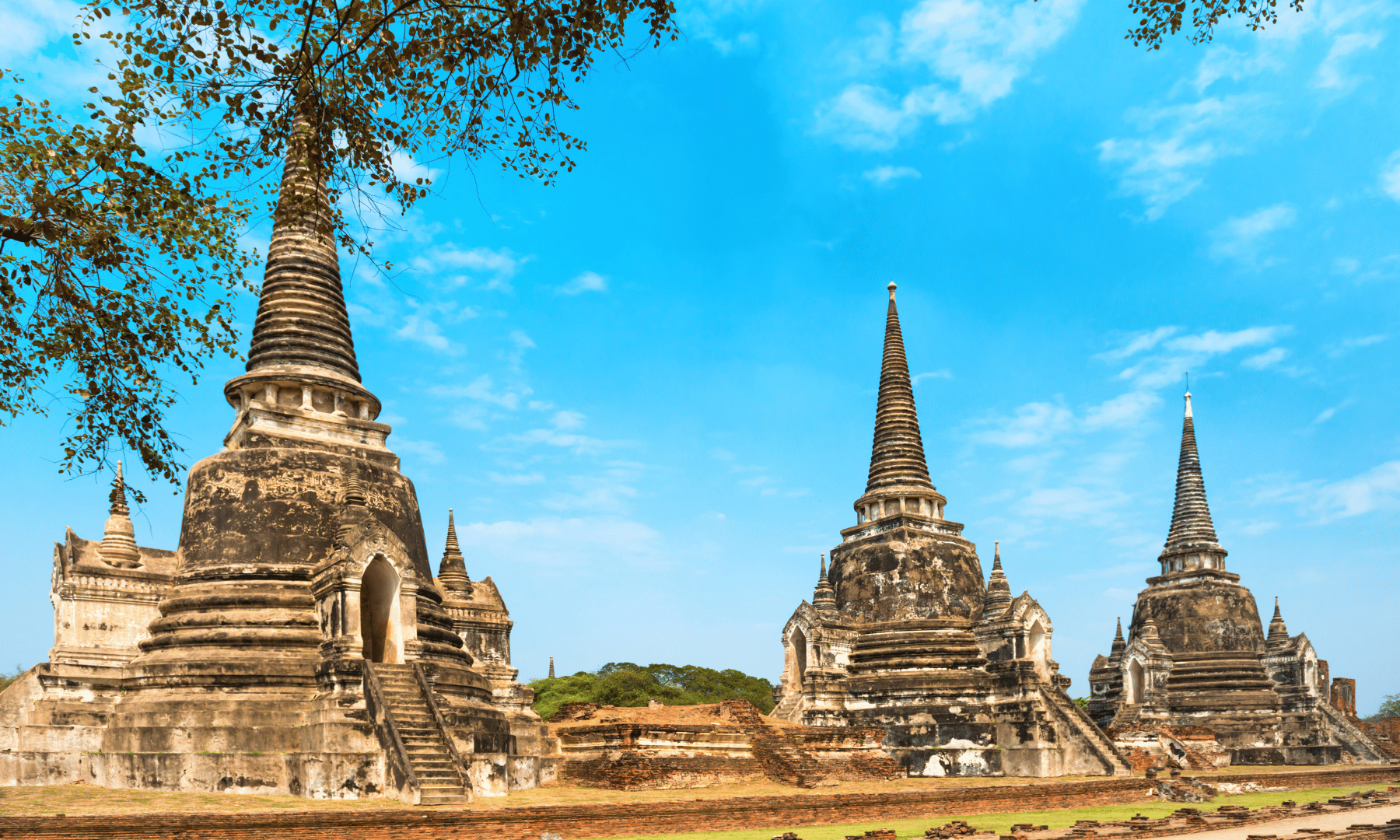 3人のアユタヤ王朝時代の王が眠る「ワットプラシーサンペット」